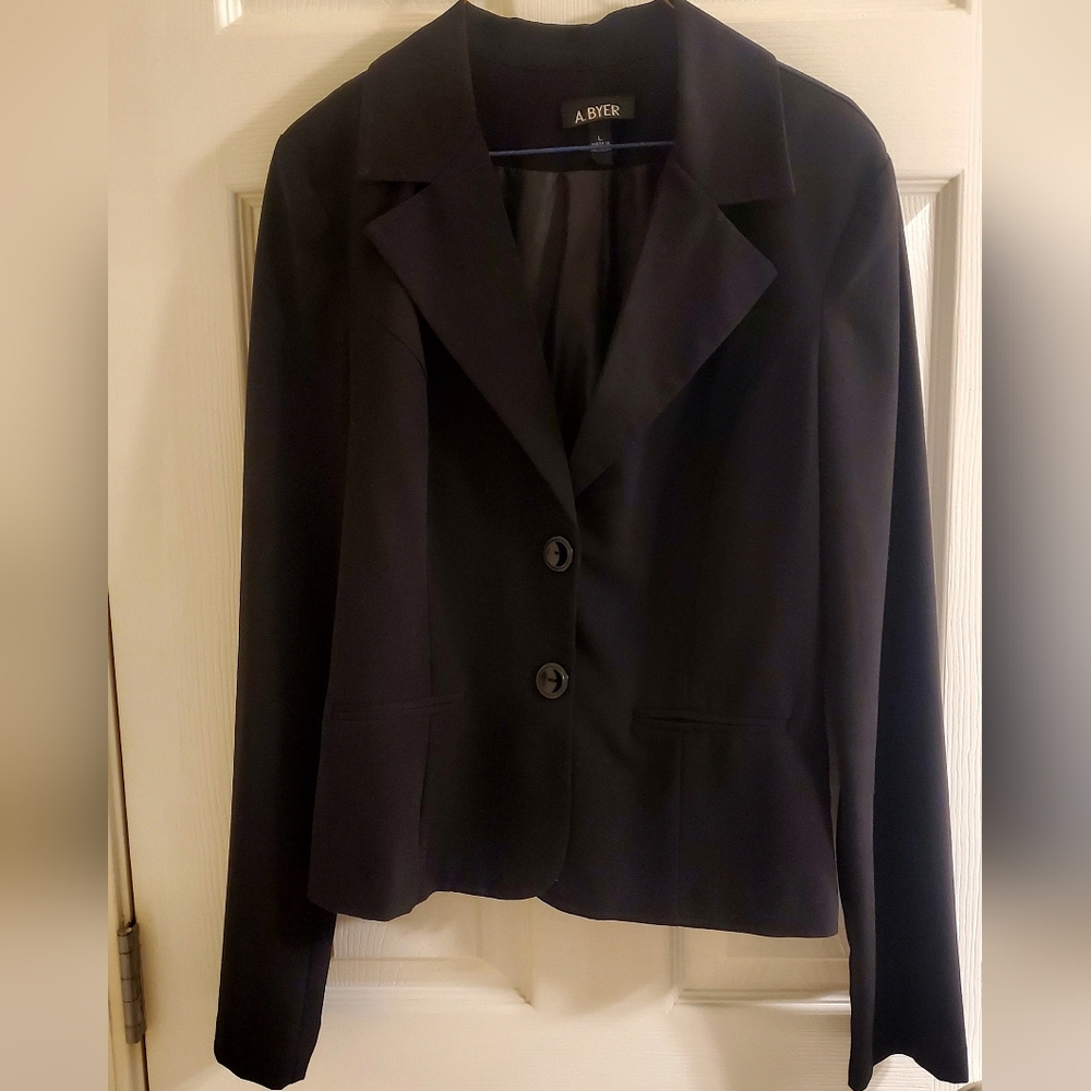 A. Byer Classic Black Blazer